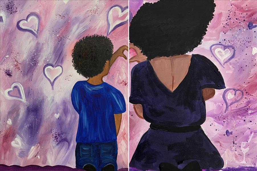 PAINT WITH MOMMY ~ #LOVE Set (Boy)