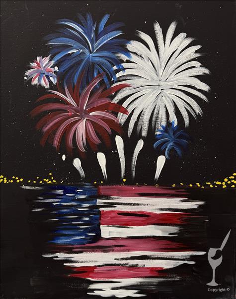 Firework Reflections