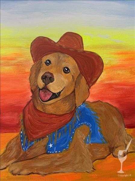 Paint Your Pet - Cowboy Style!