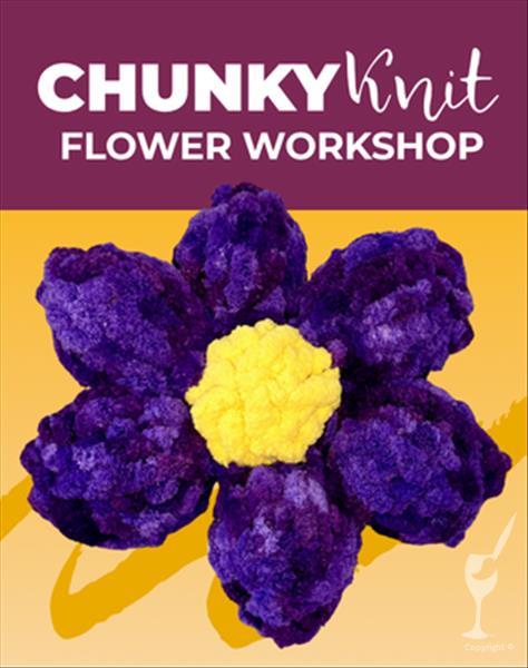 Mom & Me Tea Party - Hand Knit Flower