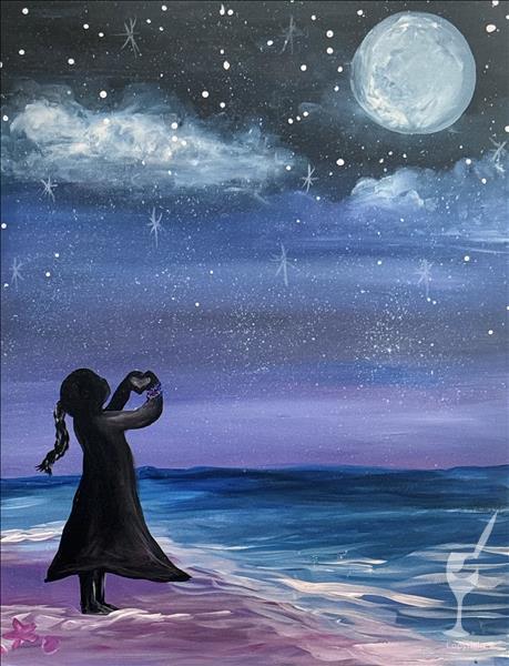 Wednesday Paint & Sip Night MOON JOY