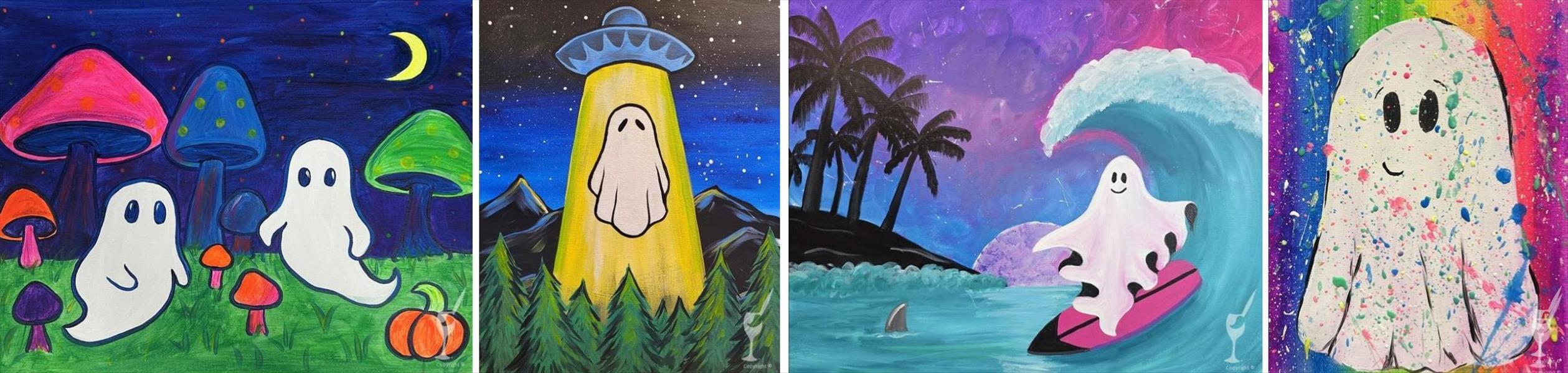 Brunch and Brush- Pick Your Ghostly Pal!