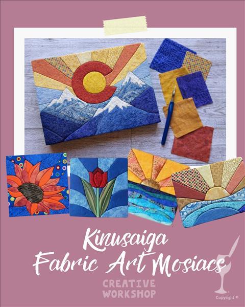 Kinusaiga Fiber Arts | Easy, Relaxing +Drink Inc!