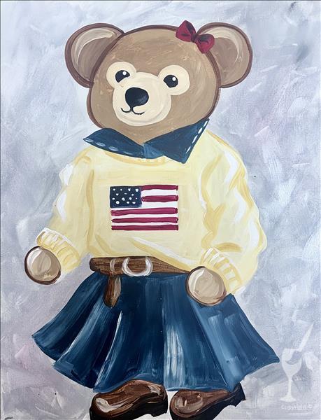 NEW!  Vintage Bear [Presketched]