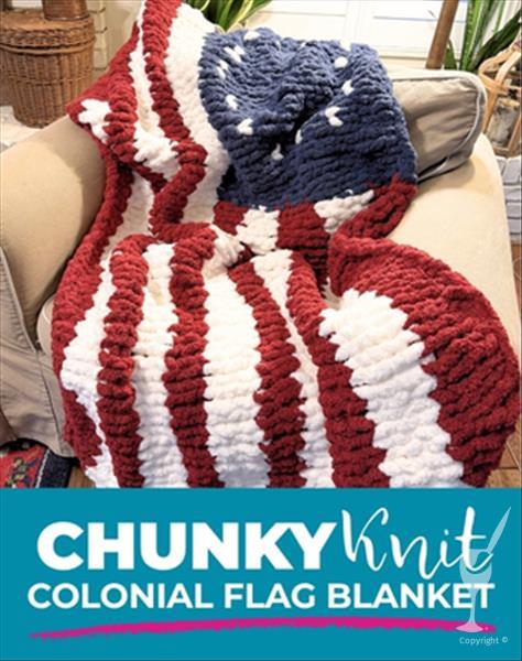 American Chunky Knit Blanket - Read Description!