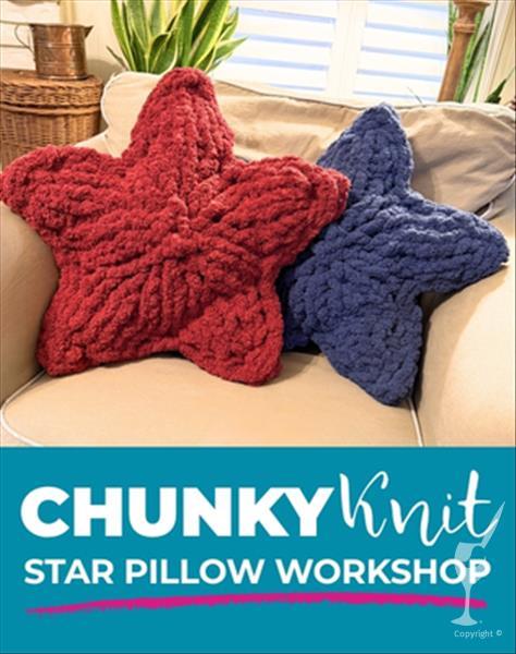 Chunky Knit Star Pillow Workshop
