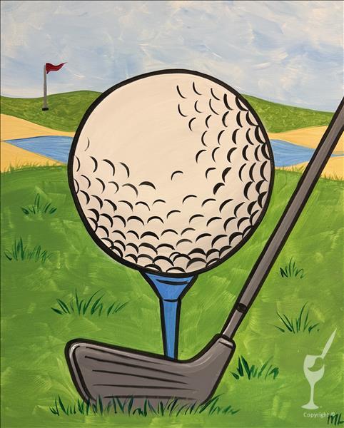 Par-Tee Time! - Family Friendly! Paint with Dad!