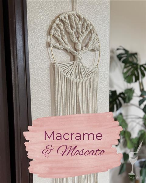 Tree of Life Macrame Workshop With Moscato Flights