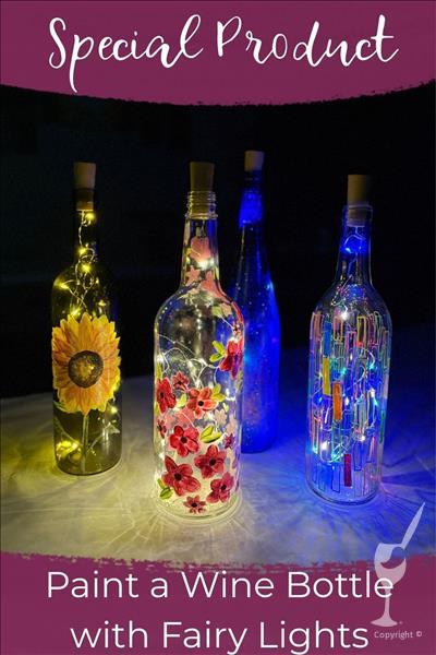 NEW HAPPY HOUR! Fairy Light Bottle Workshop!