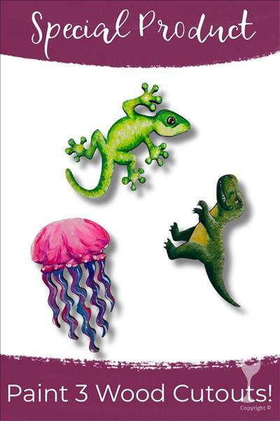 Paint Wood Cut-Outs: 3 for $20!