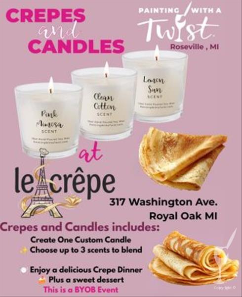 Crepes & Candles @ LeCrepe
