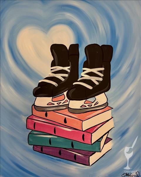 Paint & Sip at The Cookie Plot I <3 Hockey Romance
