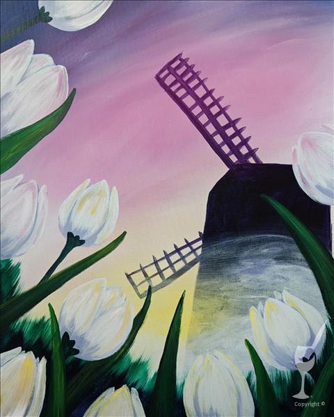 Hazy Morning Tulips