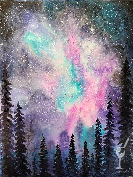 Watercolor Wonderland! Ursa Major and Ursa Minor