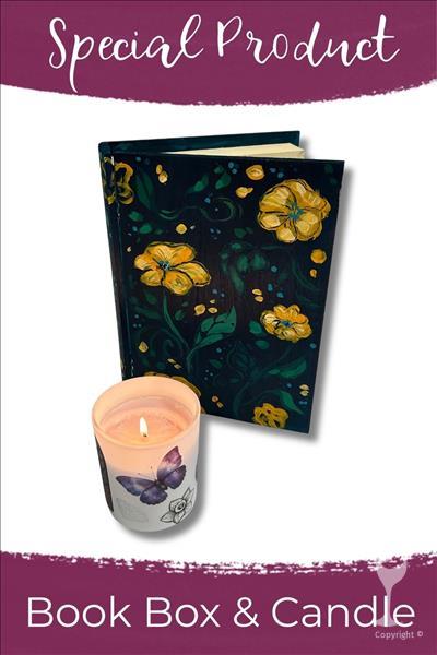 Make a Candle & Design a Book Box!