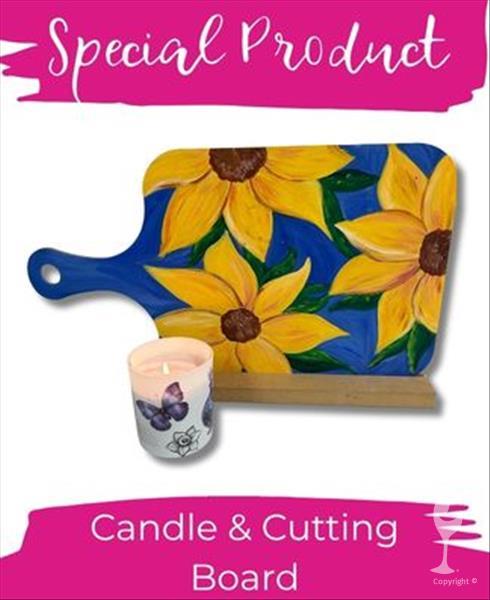 Cozy Candle & Cutting Board Workshop!