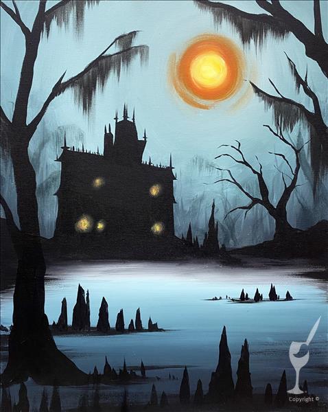 Deep Dark Swampy Paint & Sip Night! BYOB