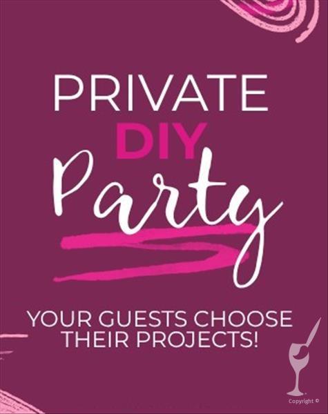 Private DIY Party Graphic