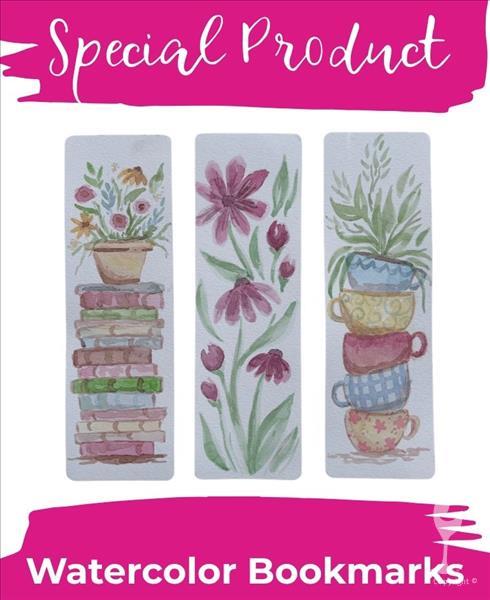 NEW Watercolor Bookmarks