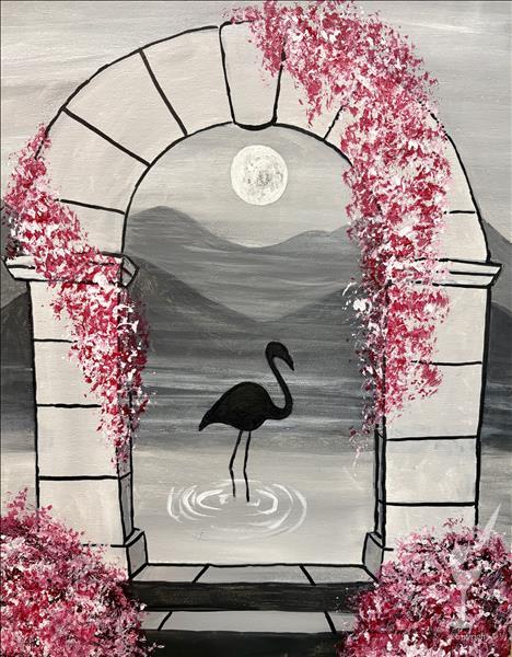 Flamingo in Arcadia