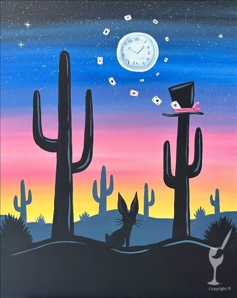 Paint & Sip at Mad Hatter Kava in Gilbert