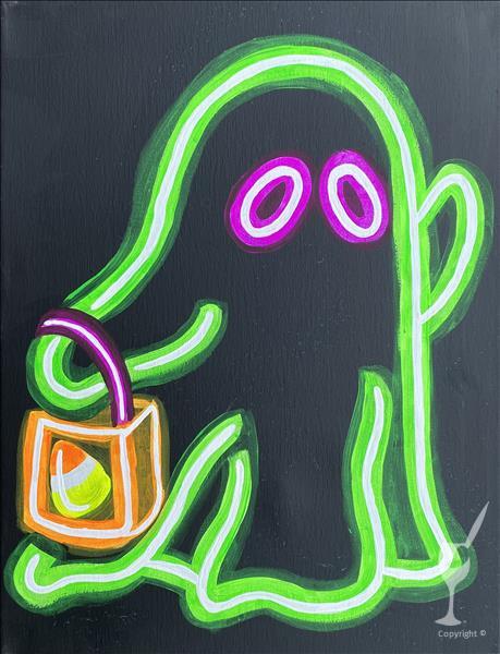 Kids/Family Event - Neon Halloween Ghostie