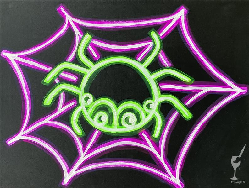 Twist Family! BLACKLIGHT Halloween Spider