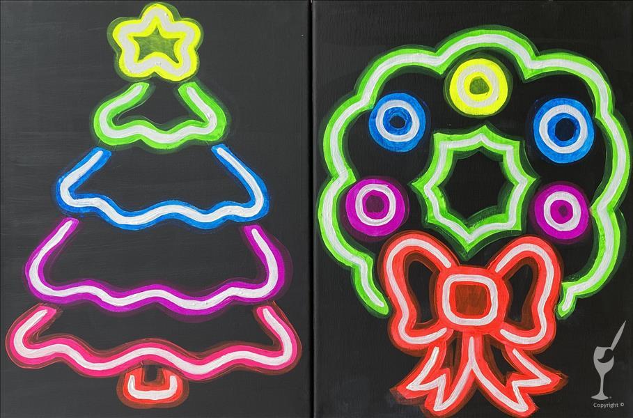 FAMILY DAY! NEON CHRISTMAS SET! *ADD GEMS OR SLIME