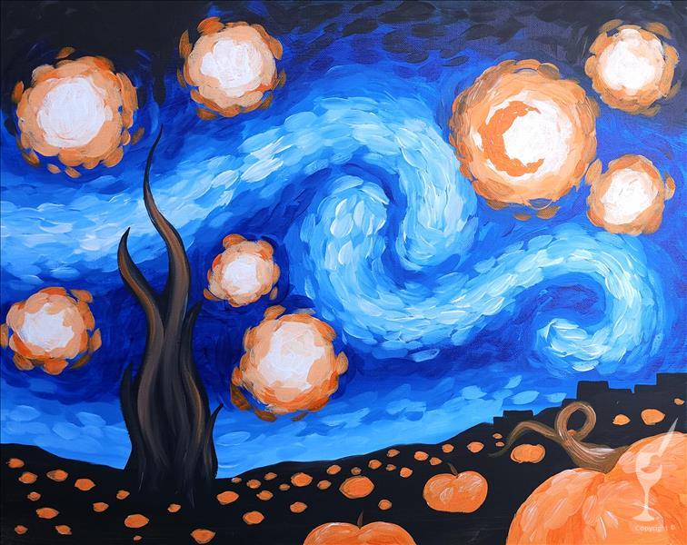 Starry Pumpkin Patch