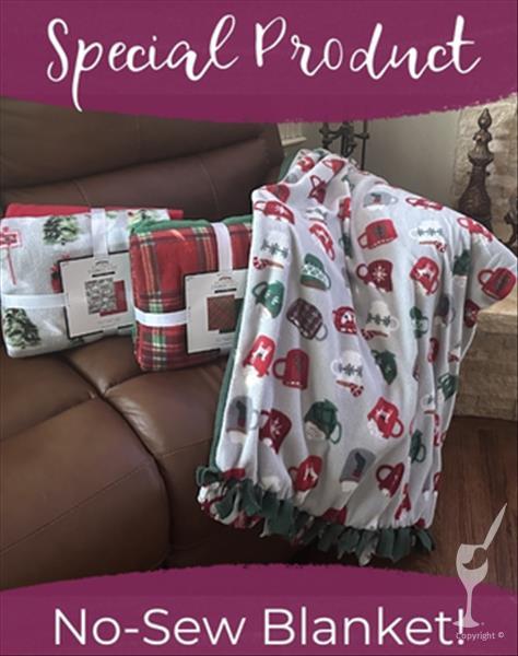 NEW Workshop! No Sew Seasonal Throw Blanket