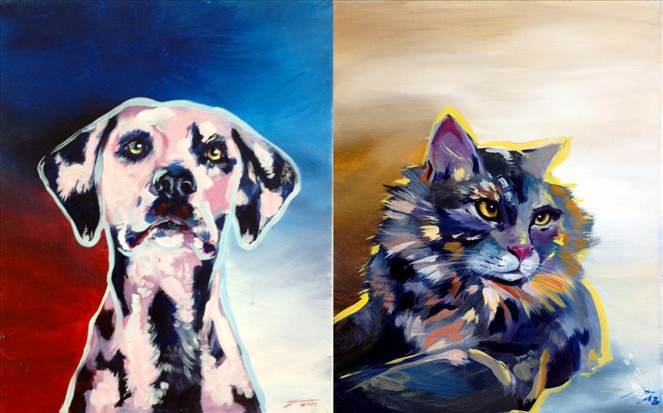 Paint Your Pet: Pop Art! - Uncorked Canvas