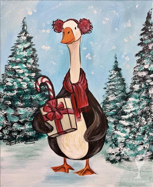 Porch Goose - Holiday Penguin (15+)