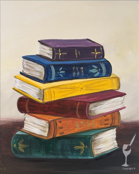 Autumn Reading ~ Coffee and Canvas Night