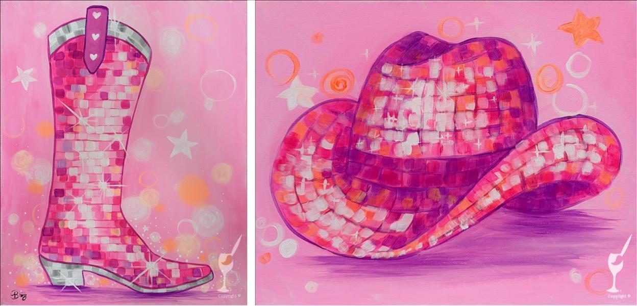 BLACKLIGHT - Disco Cowgirl pARTy *Boot or Hat!