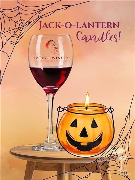 Jack-O-Lantern Candles AT LATIGO WINERY!