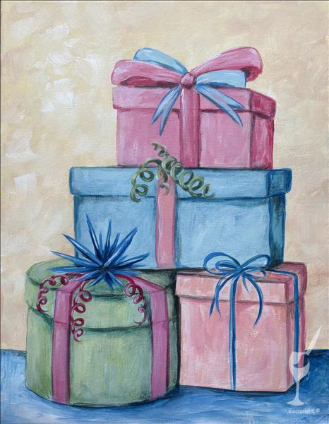 Paint & Sip For The Ladies - All Wrapped Up!