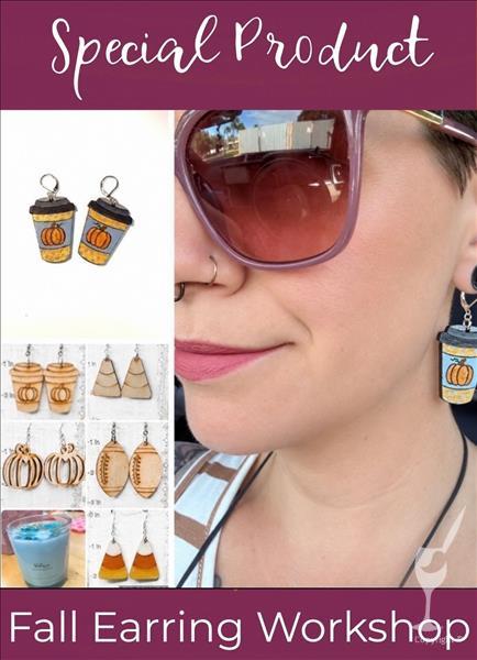 Fall Earring Workshop & Candle