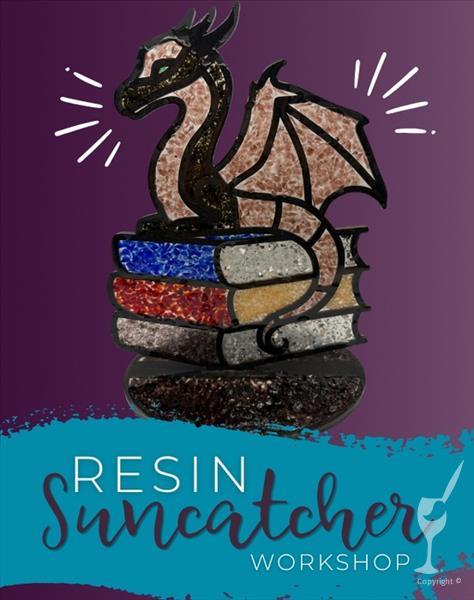 Bookish Dragon Stained Glass Suncatcher Workshop!