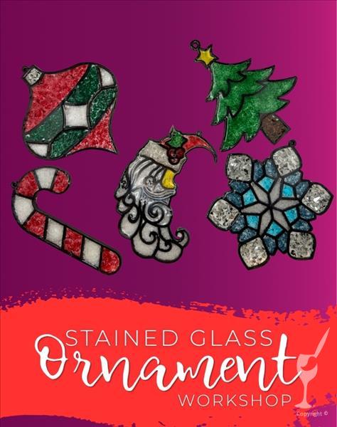 Santa Stained Ornament Workshop