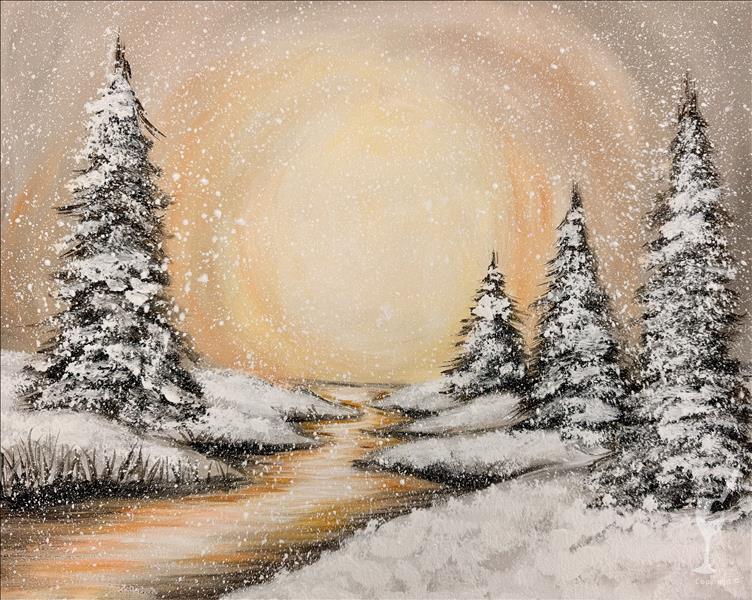 SNOWY SERENITY! ADD A DIY CANDLE!