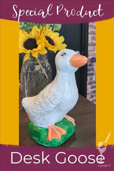 Desk Goose! ~ Paint a 7" Concrete Massarelli