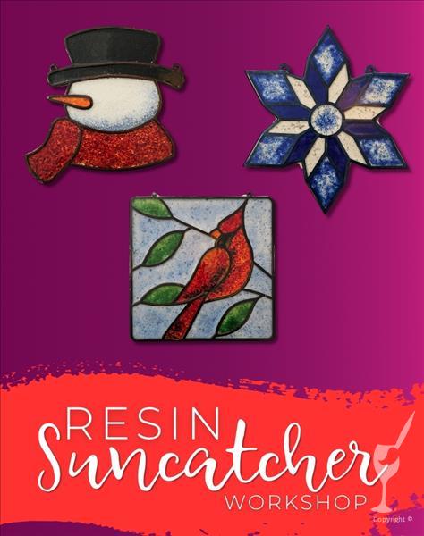 12 INCH HOLIDAY STAINED GLASS SUN CATCHER WORKSHOP