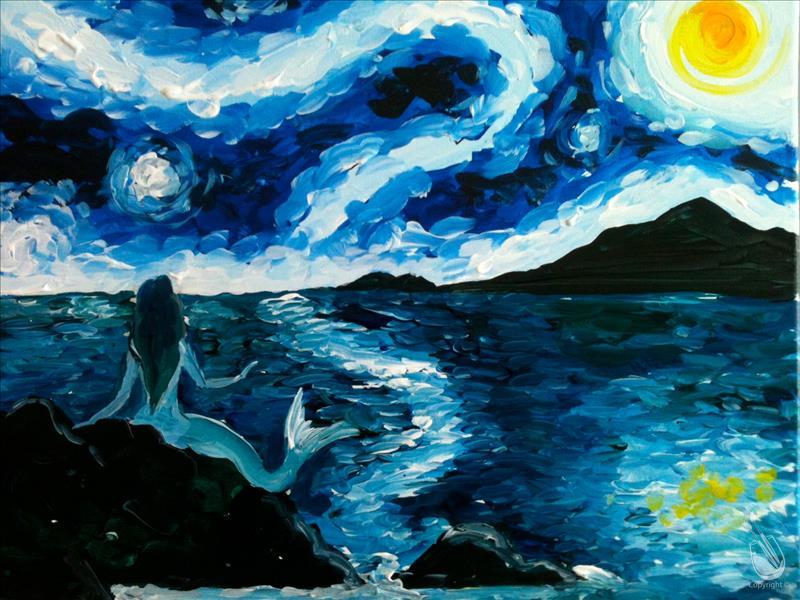 Mermaid Starry Night