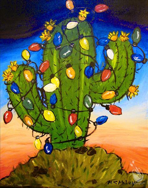 Christmas Cactus ~ Blacklight