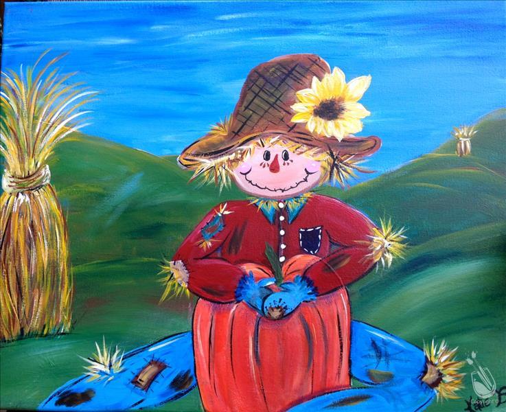 Harvest Scarecrow + Add Fall Scented Candle