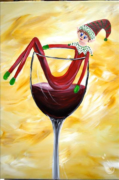 Elf Yourself In a Glass! Paint Party!