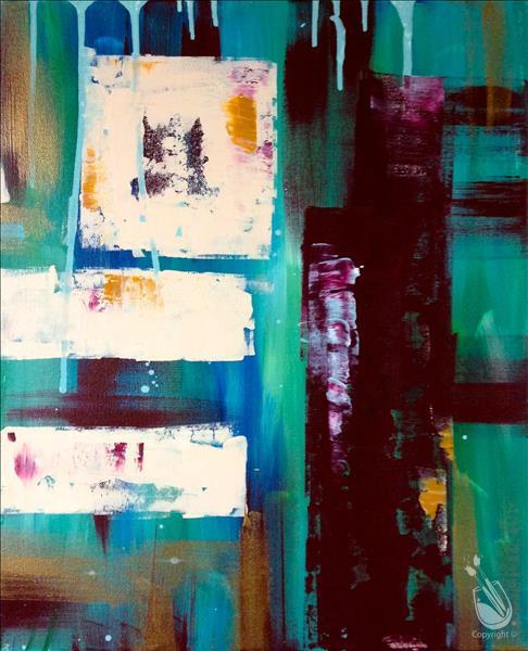 Masters Monday Event | Abstract in Turquoise