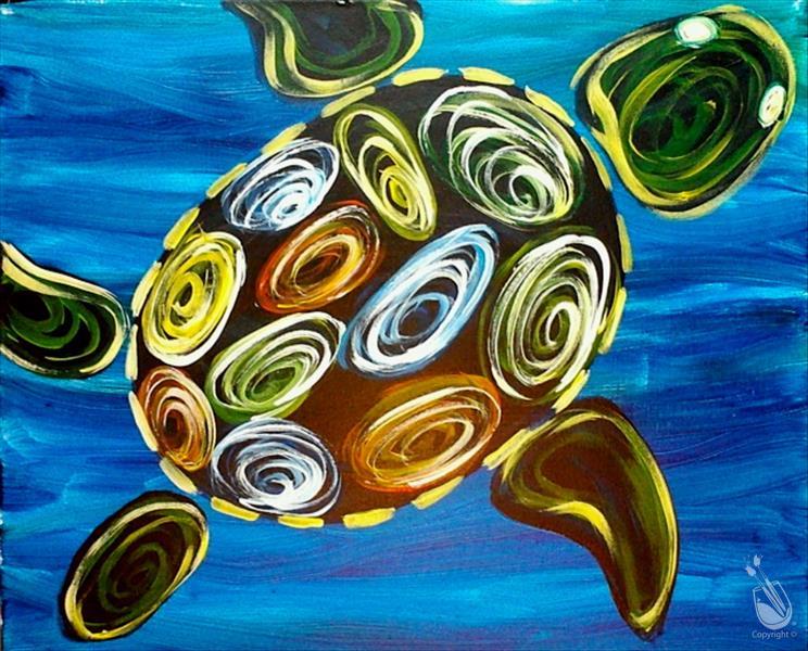 Neon Turtle - All Ages Paint Party