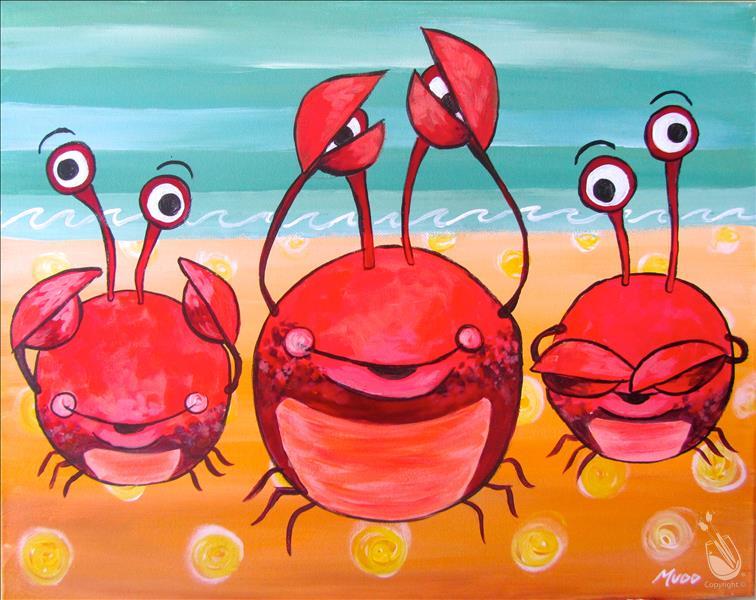 How to Paint KIDS CAMP: Silly Crabs (Ages 7+)