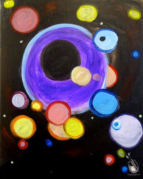 *Double Paint Points* Kandinsky's Abstract (7+)